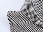 Women's Women Clothing Houndstooth Asymmetric Hem Lace Top Small Vest