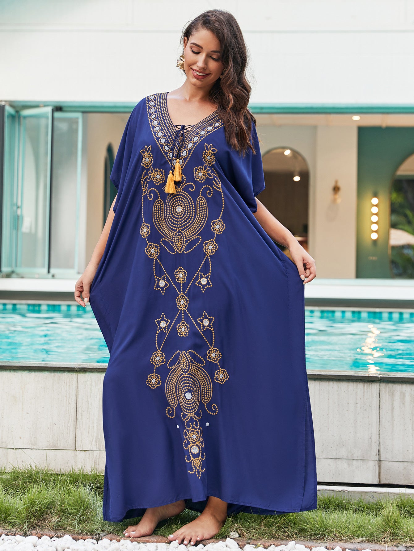 Embroidered Long Skirt