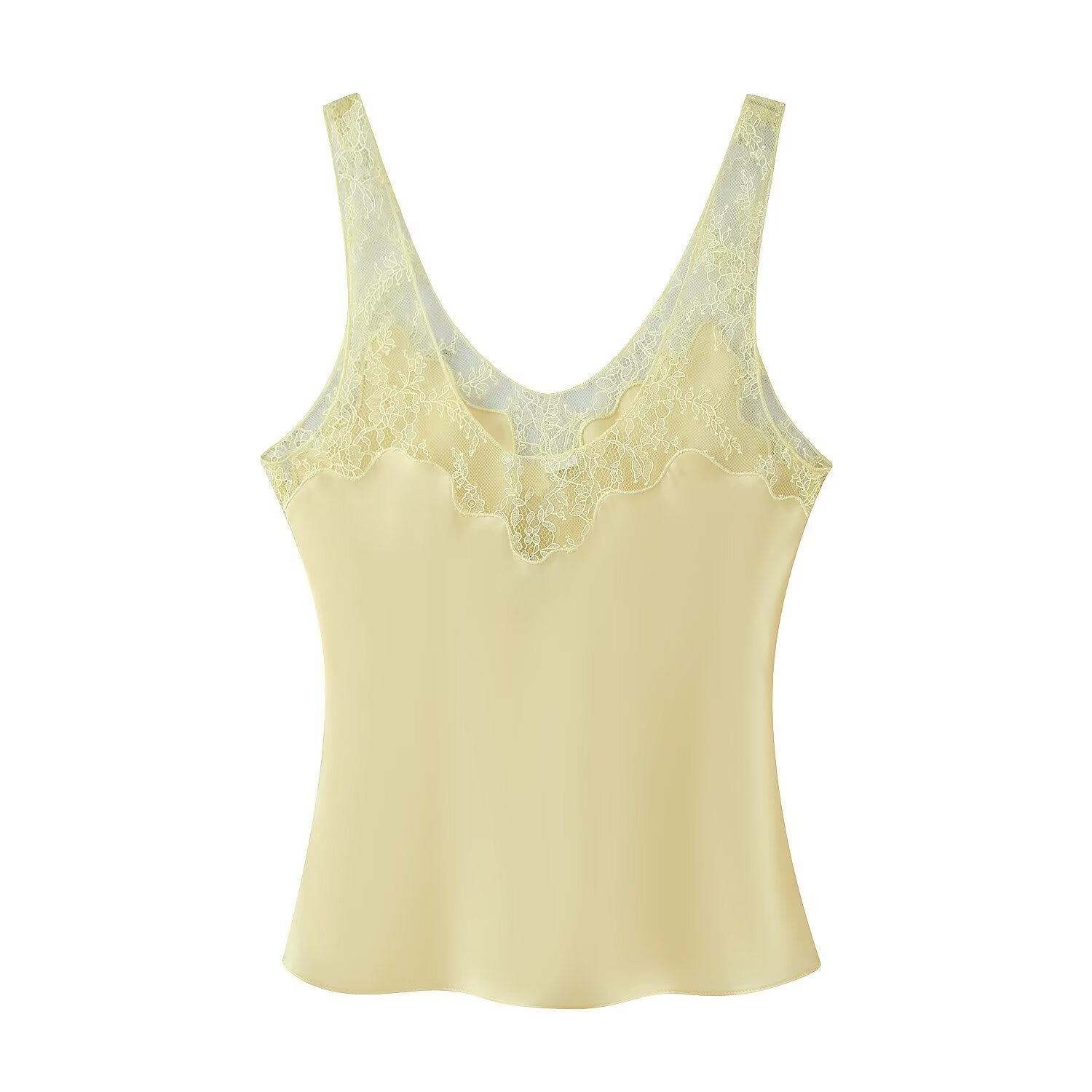 Silk Satin Wide Strap Camisole