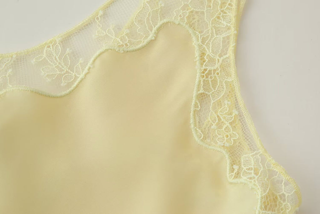 Silk Satin Wide Strap Camisole