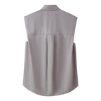 Women's Loose Striped Bow Shirt