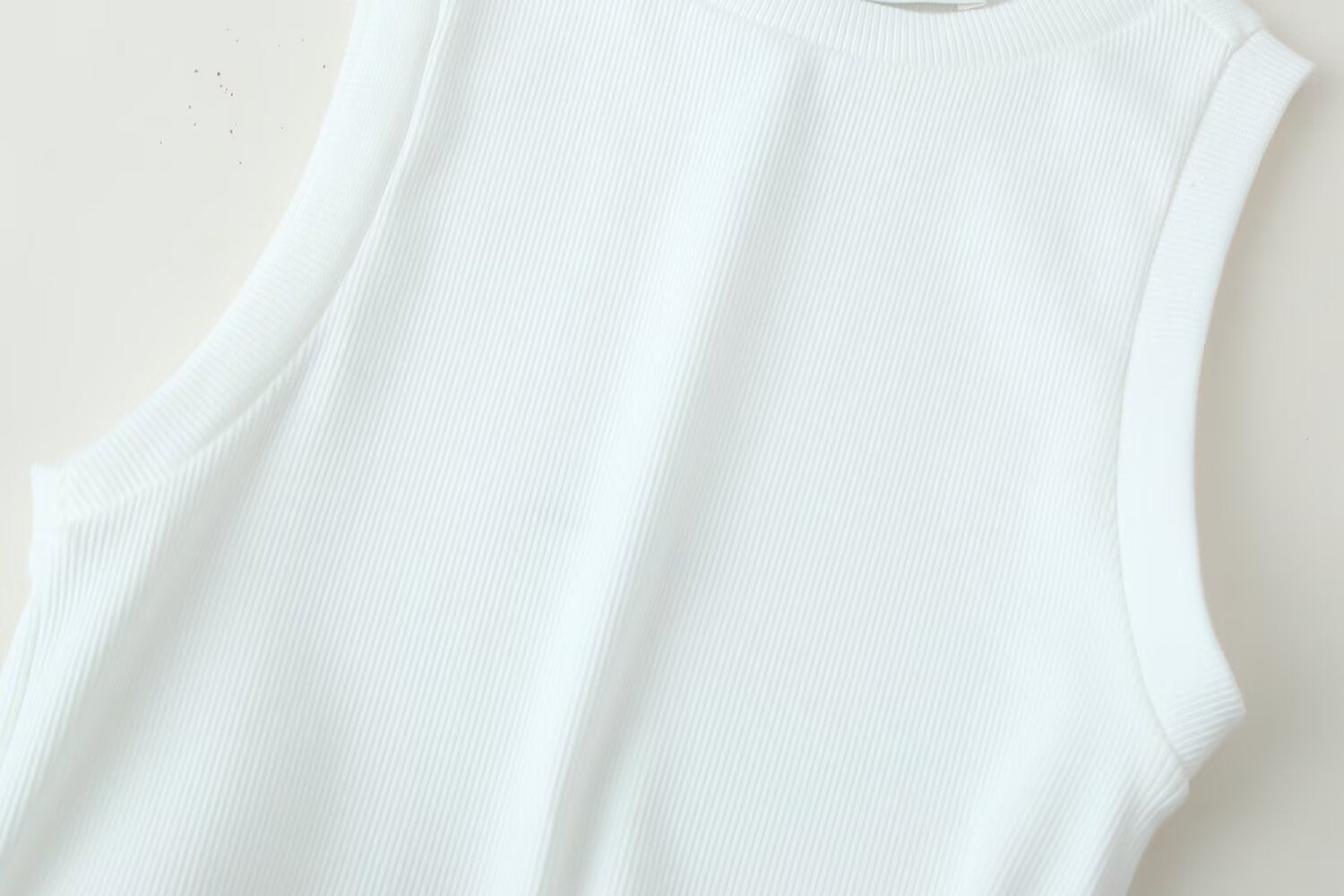 Color-Block Crew-Neck Belted Sleeveless A-Line Midi Dress