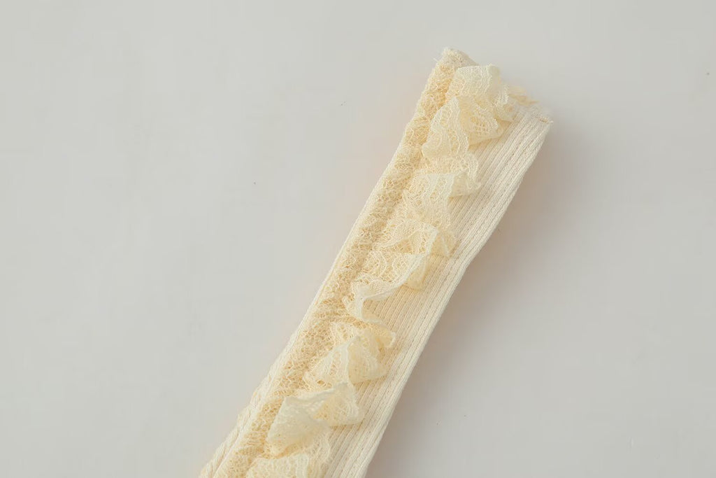 Women's Rib Laminated Decoration Top