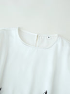 Women's Women Clothing Elegant Lace Stitching Satin Long Sleeve T Shirt Shawl All Matching Top
