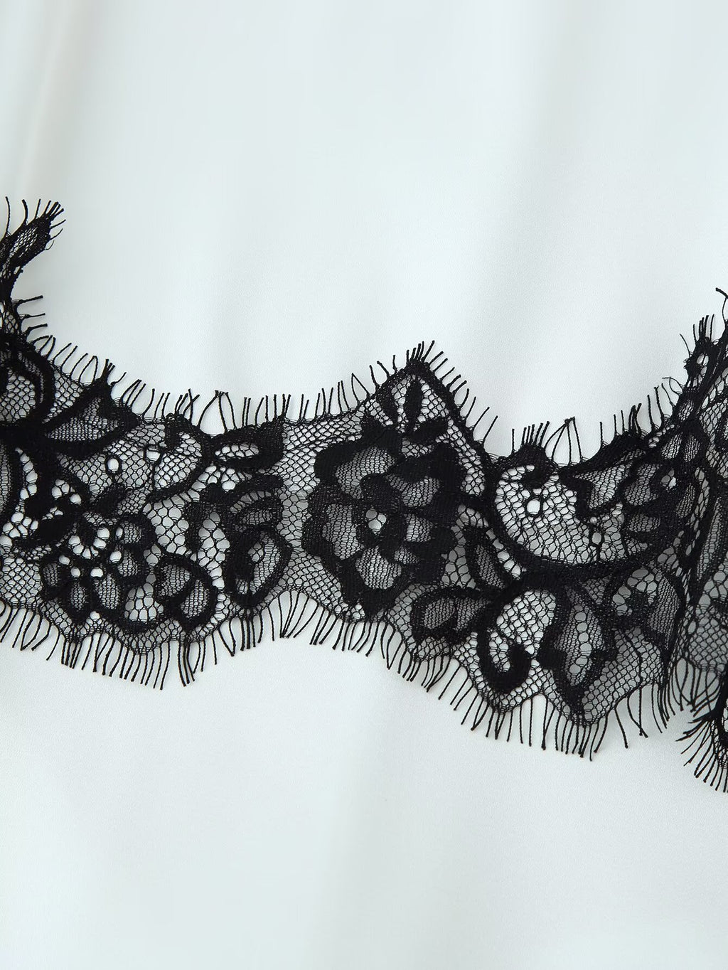Women's Women Clothing Elegant Lace Stitching Satin Long Sleeve T Shirt Shawl All Matching Top