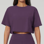Cropped Yoga T-Shirt