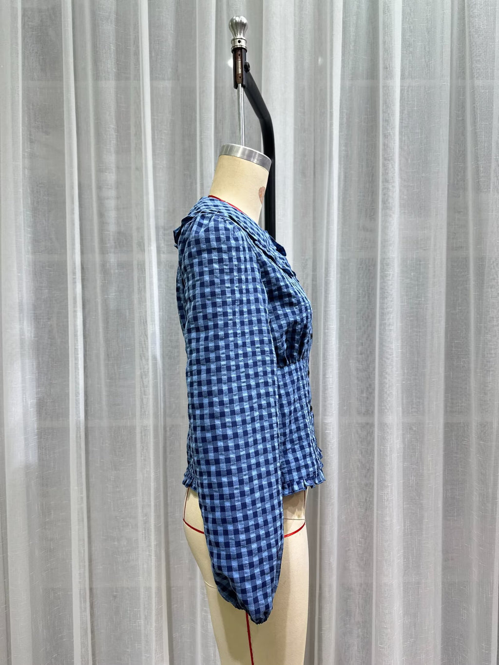Women's Plaid Long-Sleeve Shirt