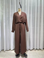 Women Clothing Fashionable All Match Shirt Wide Leg Pants Suit