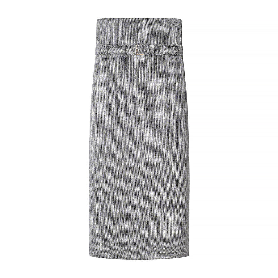 Women Clothing Summer Office Graceful Gray Sequin Sling Suit