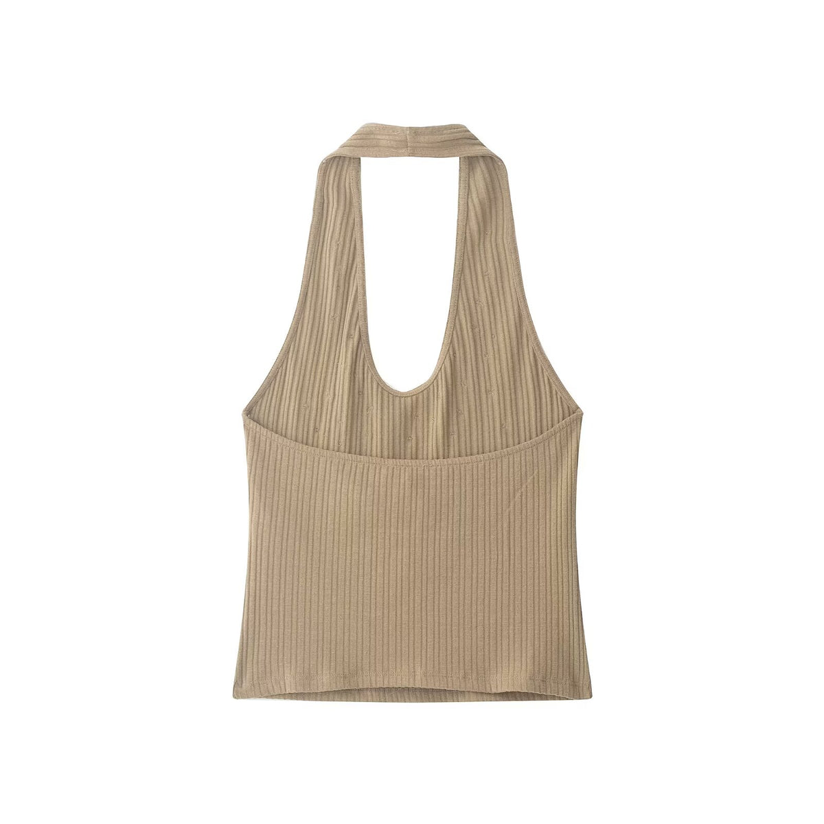 Women's Internet Celebrity Decorated Row Button Rib Top