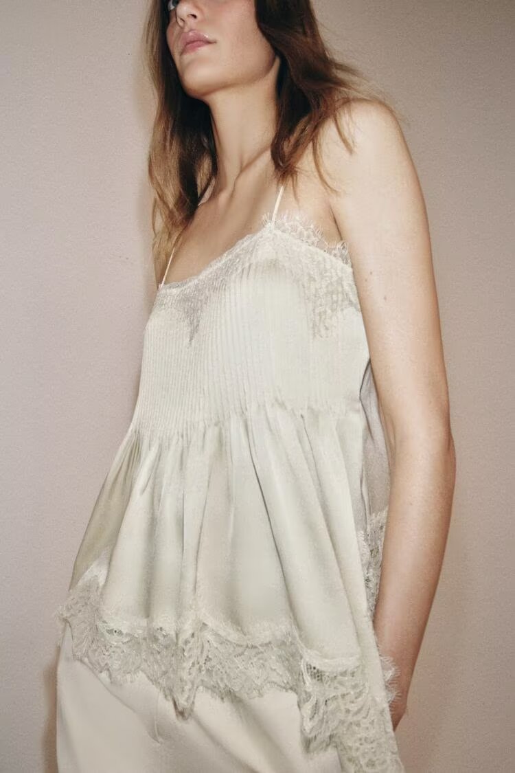 Lace Underwear Strap Top Lingerie