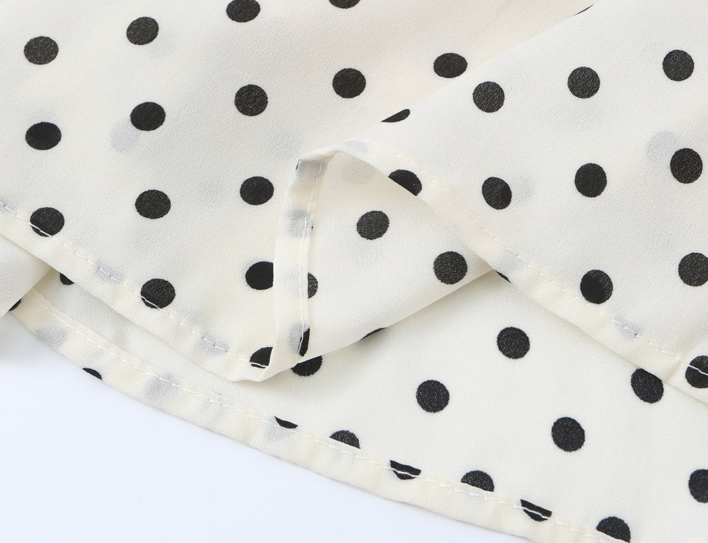 Women's Lace Polka Dot Dress