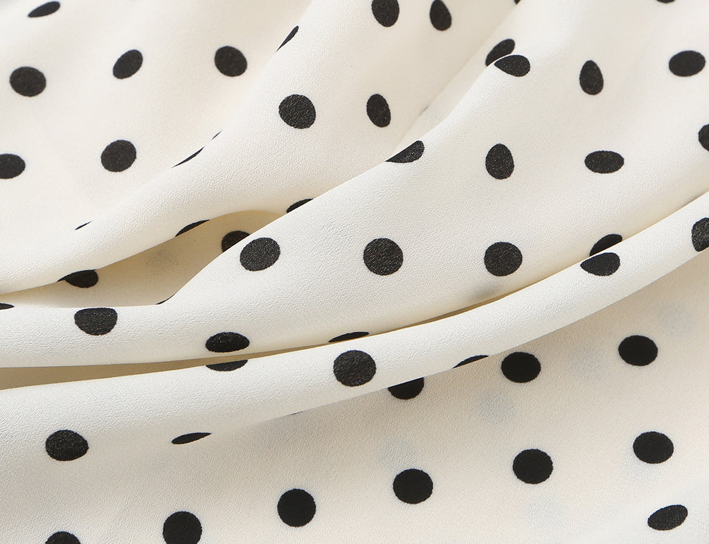 Women's Lace Polka Dot Dress