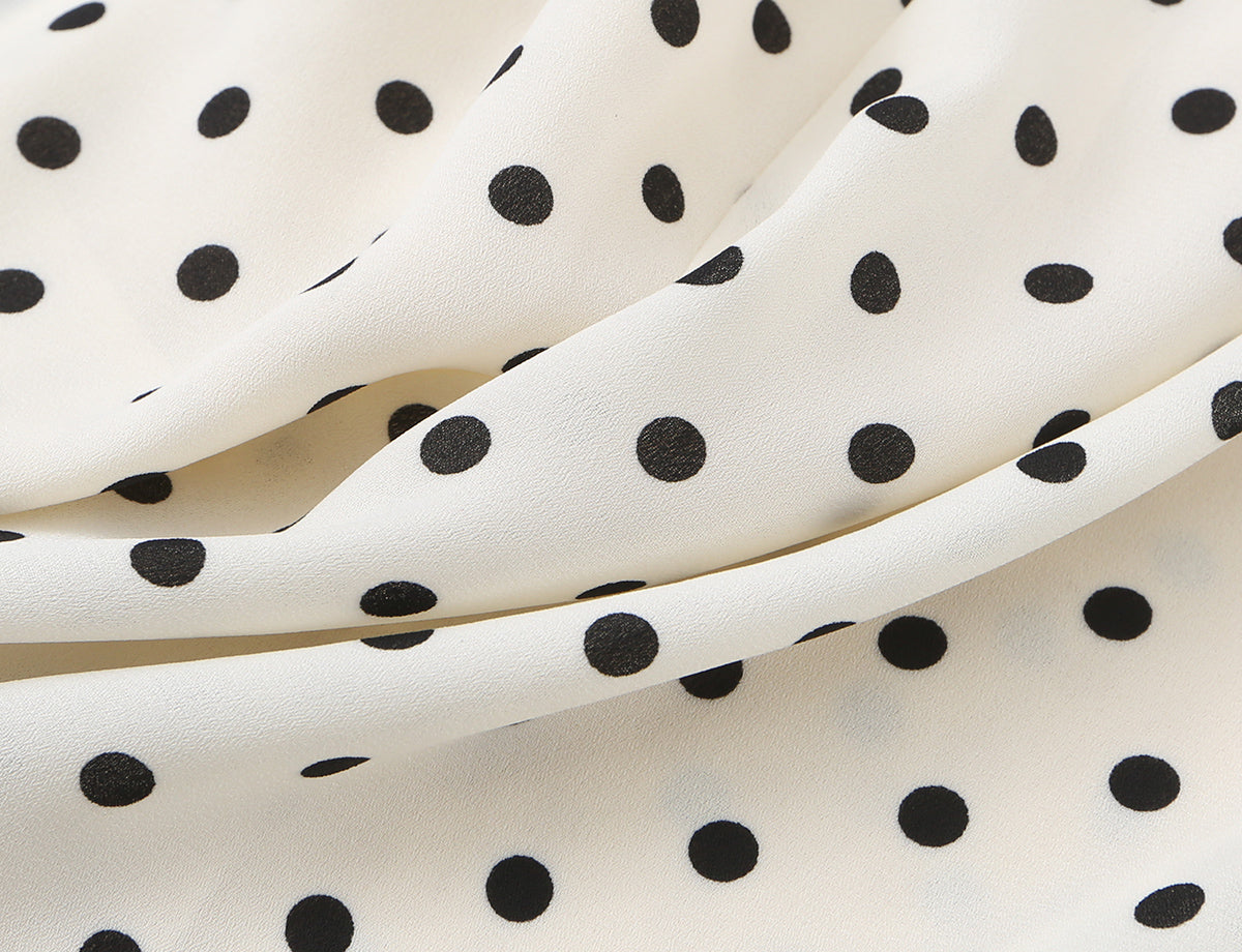 Women's Lace Polka Dot Dress