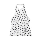 Women's Polka Dot Backless Halter Top