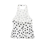 Women's Polka Dot Backless Halter Top