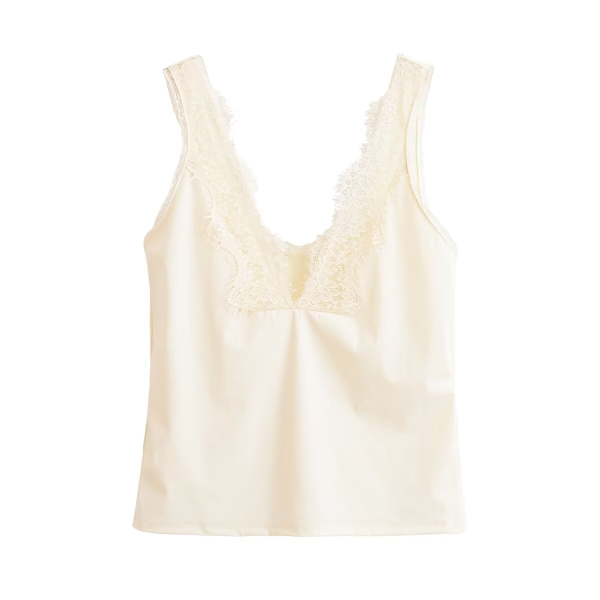 Lace Stitching Underwear Top Lingerie