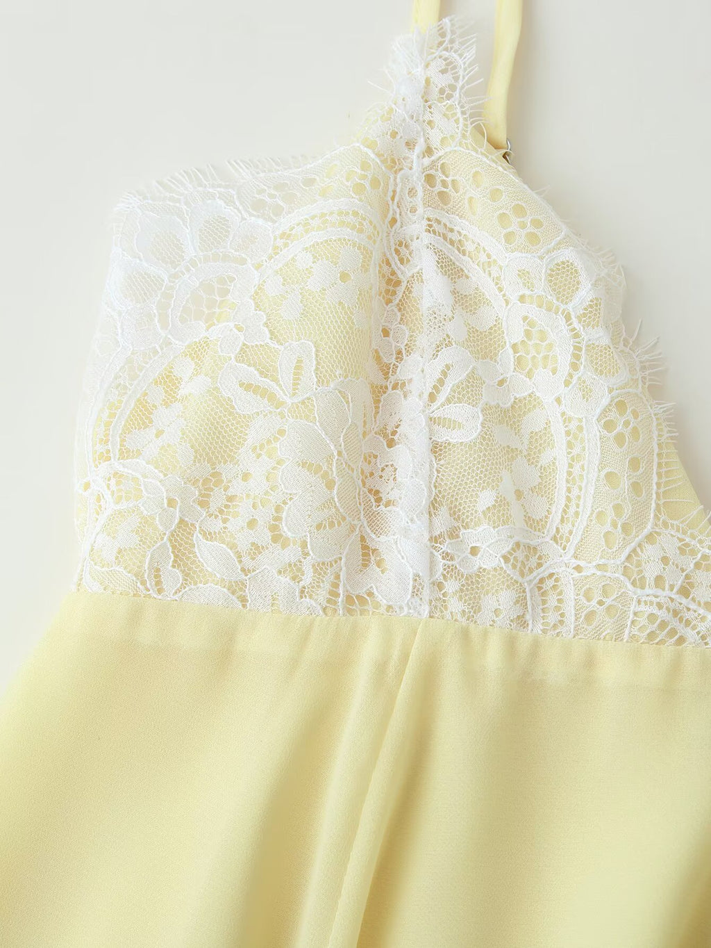 V-Neck Lace Sleeveless A-Line Mini Dress