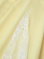 V-Neck Lace Sleeveless A-Line Mini Dress