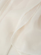 Women's Super Fairy Bow Elegant Chiffon Transparent Cape Shirt