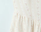 Women's Floral Cotton Halter Dress