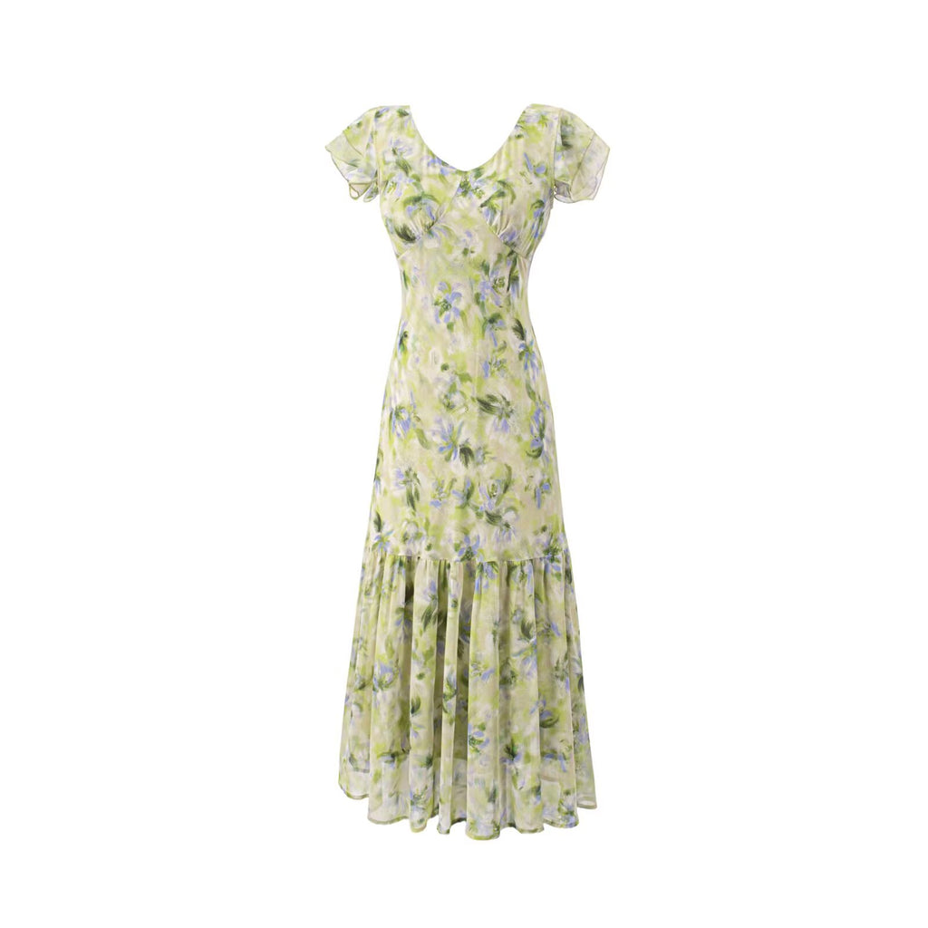 Women's Floral Short Sleeve Dress