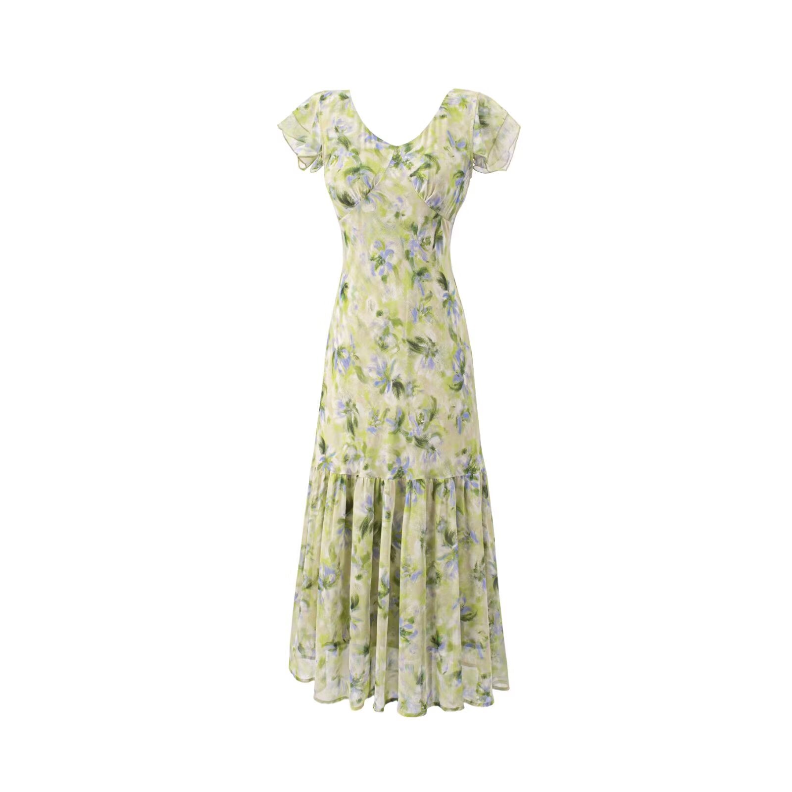 Women's Floral Short Sleeve Dress