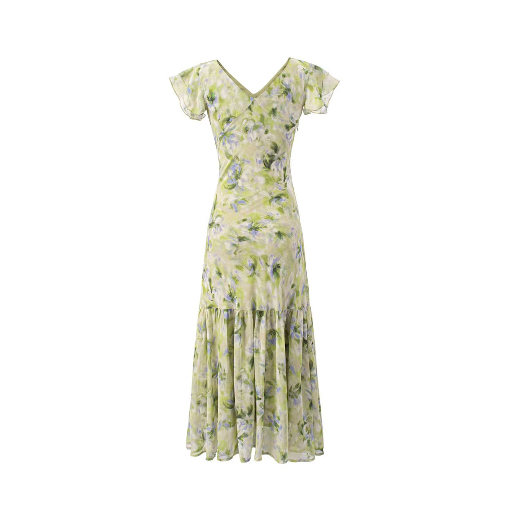 Women's Floral Short Sleeve Dress