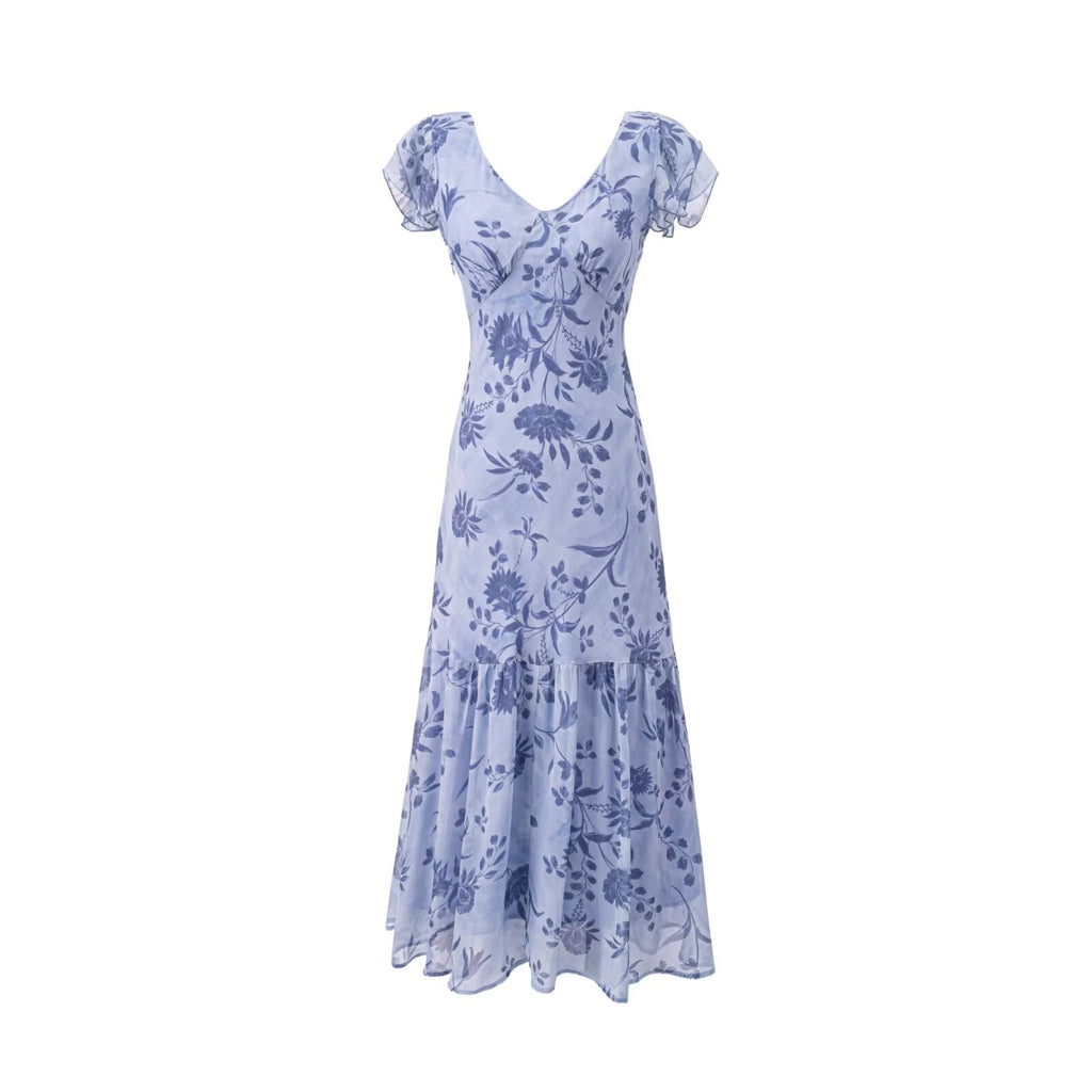 Women's Floral Short Sleeve Dress