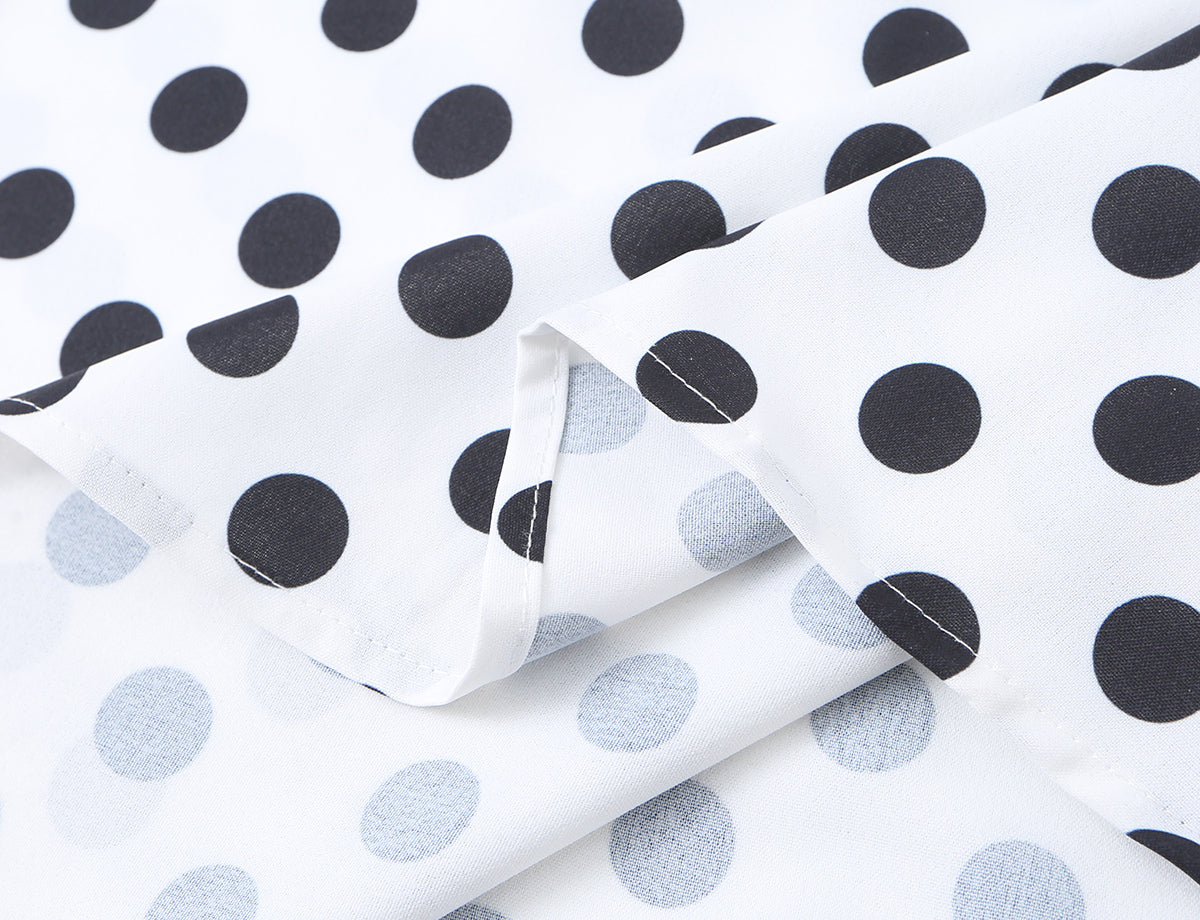 Women's Lace Polka Dot Dress