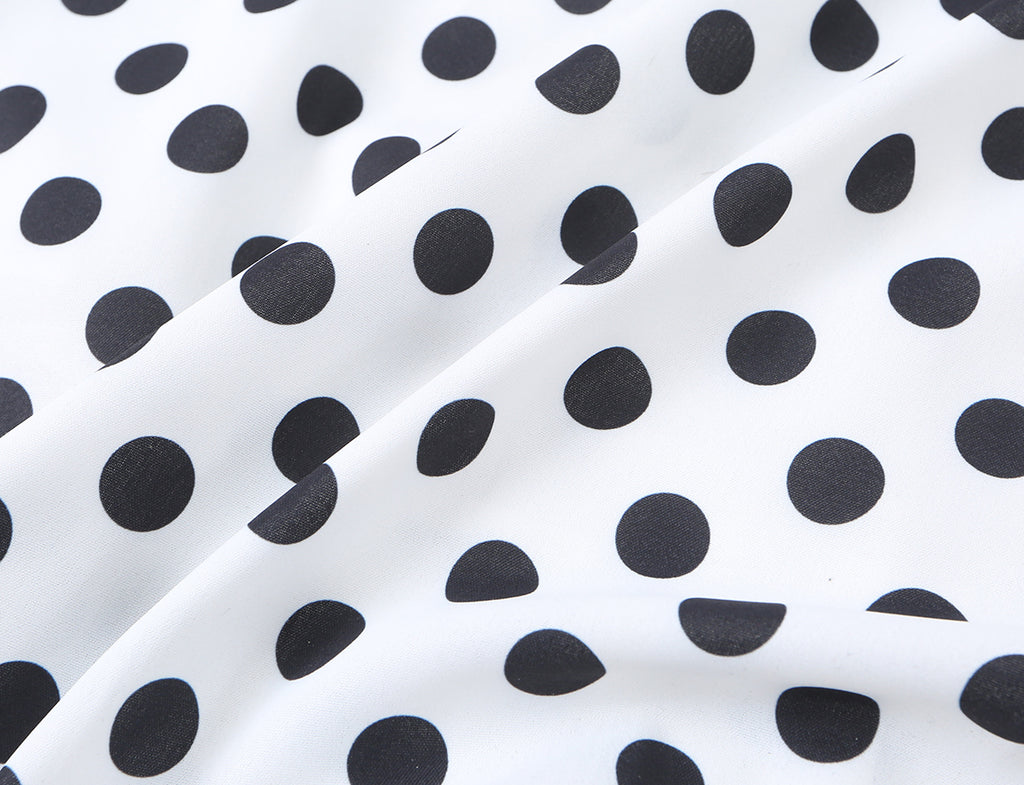 Women's Lace Polka Dot Dress