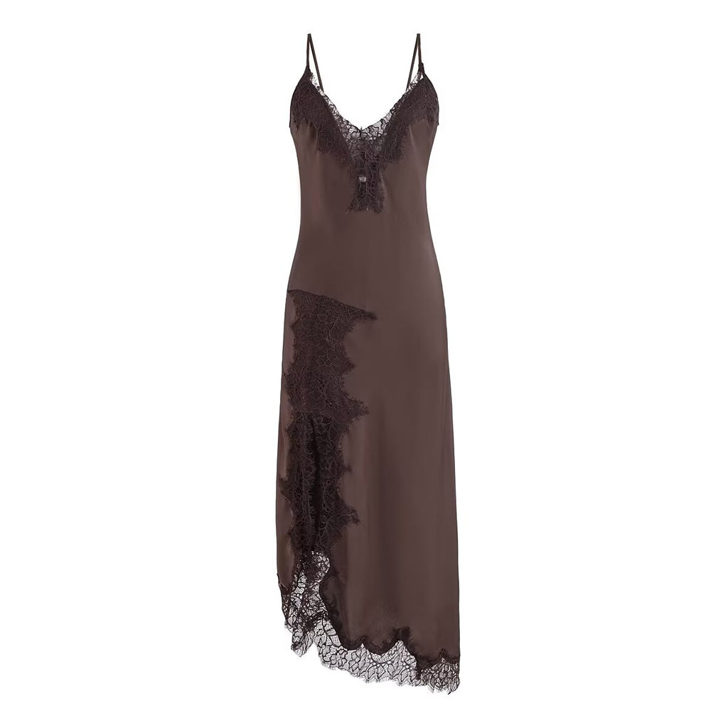 Women's Lace Backless Dress