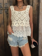 Lace-Up Off-Shoulder Halter Top