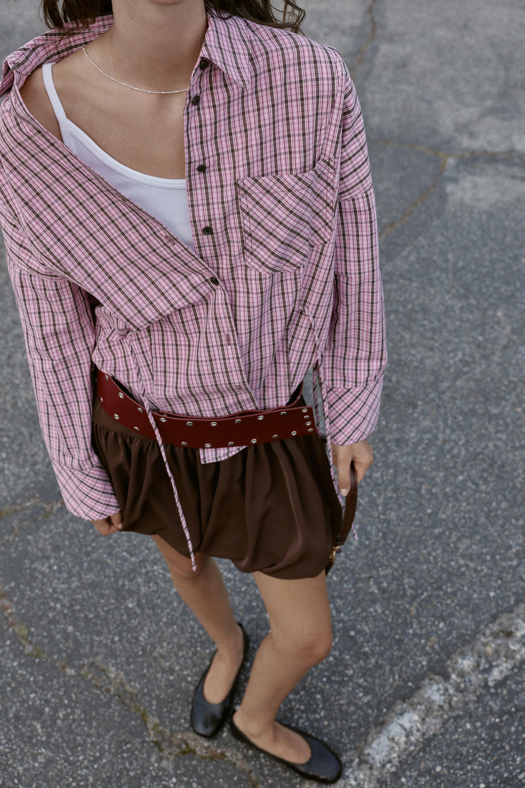 Women's Idle Multiple Wear Plaid Shirt