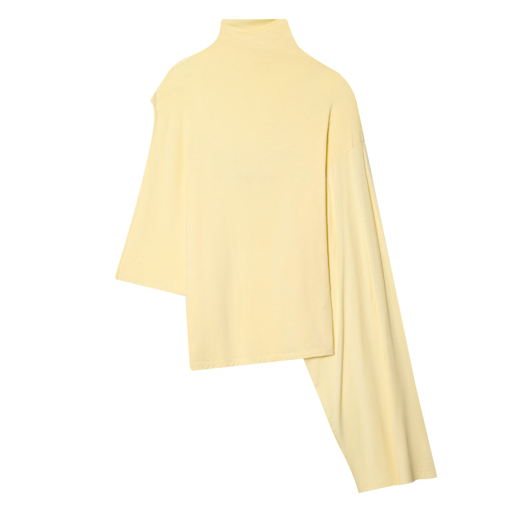Asymmetric Loose High Neck Top for Women
