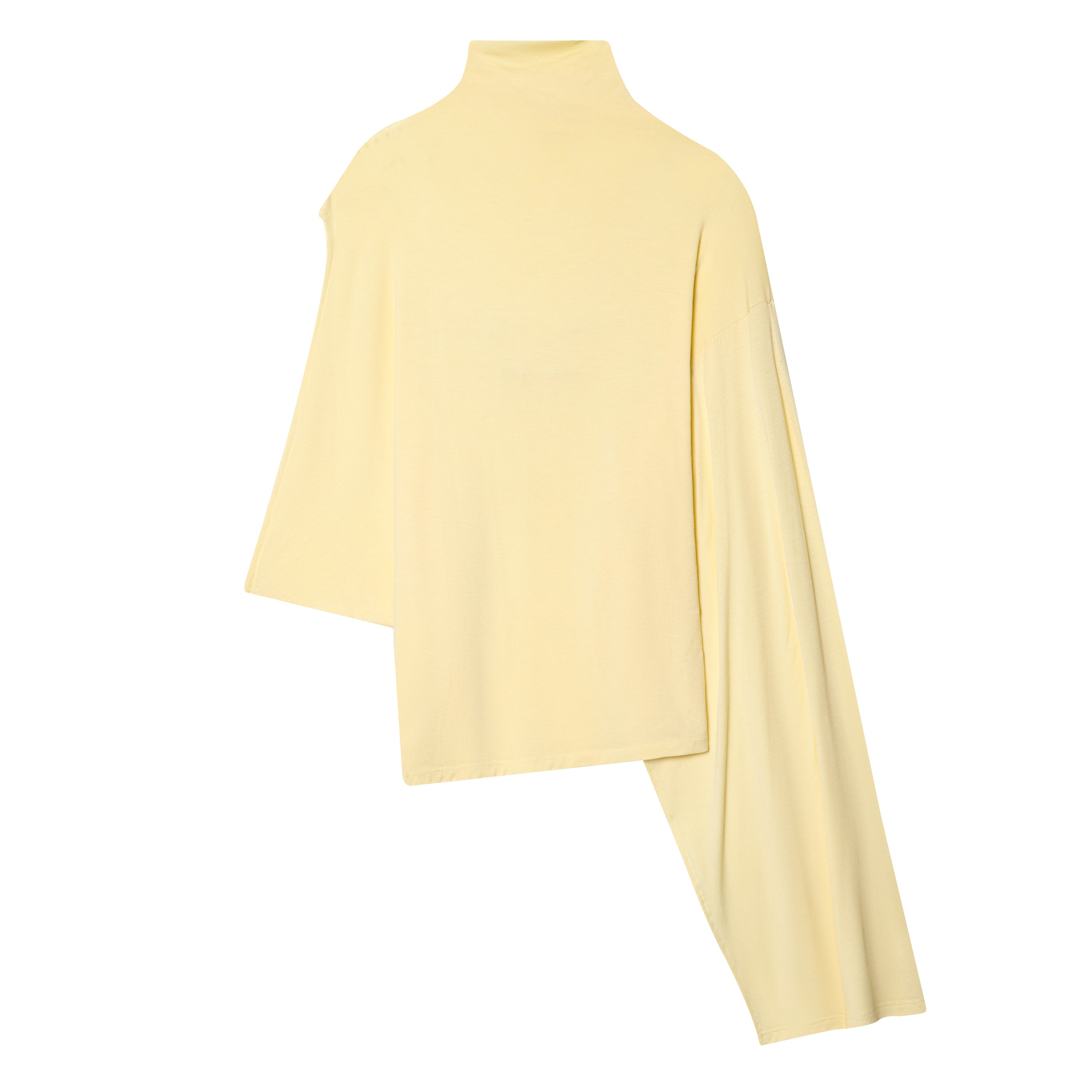 Asymmetric Loose High Neck Top for Women