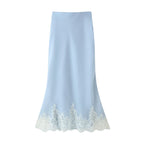 Women's Lace Camisole & Skirt Set