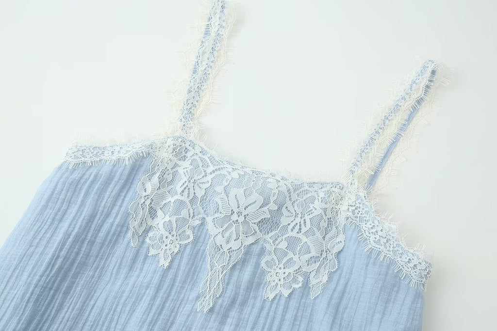 Women's Lace Camisole & Skirt Set