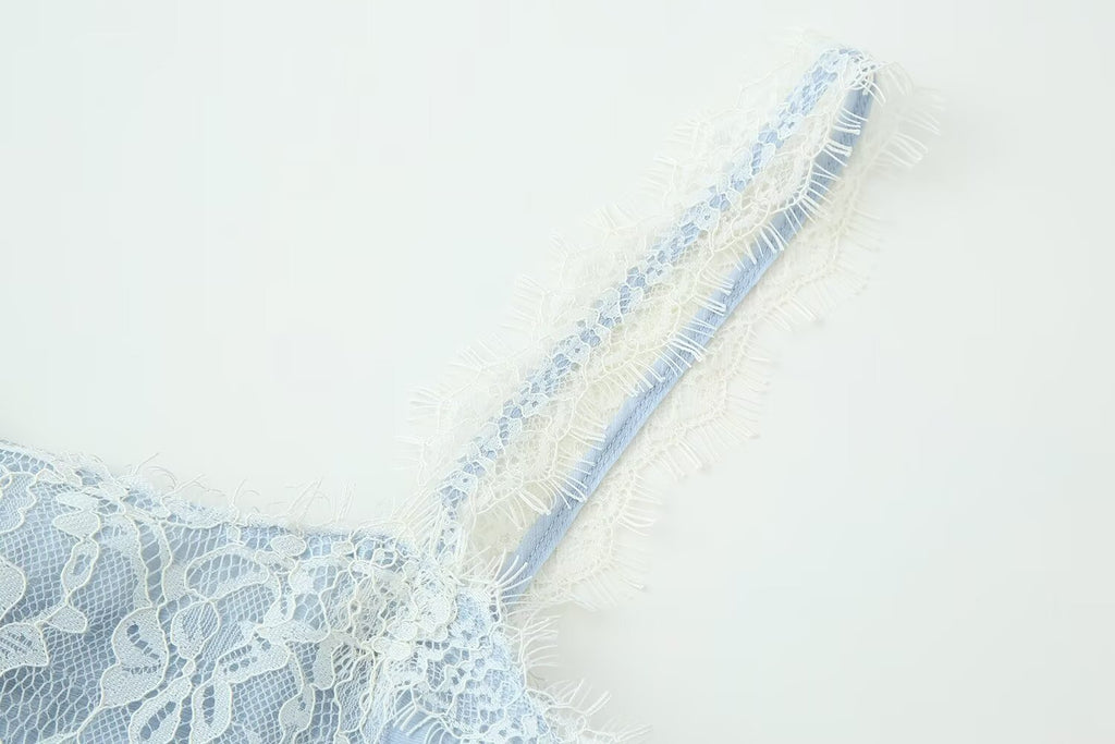 Women's Lace Camisole & Skirt Set