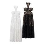 Women's Lace Backless Dress