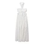 Women's Lace Backless Dress