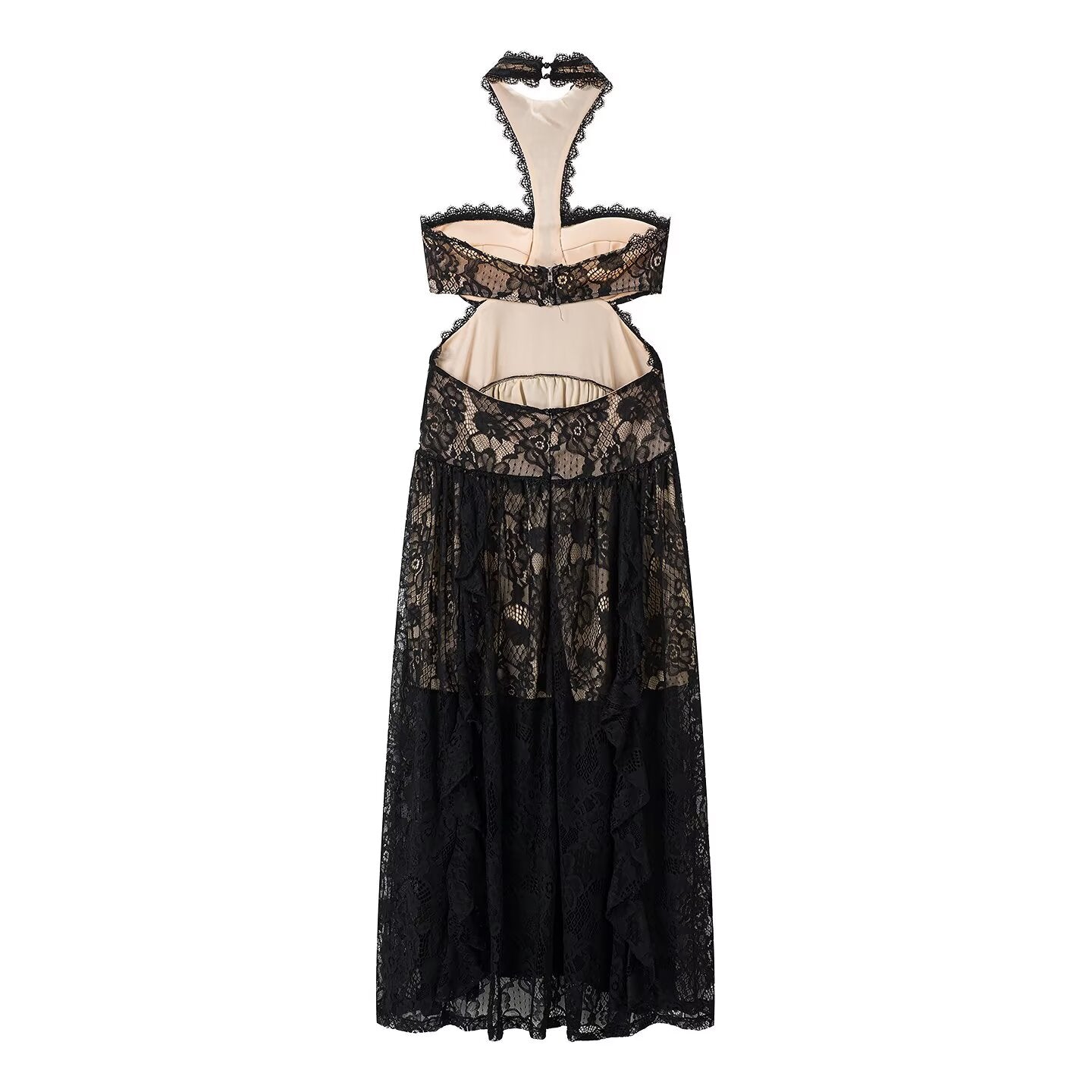 Women's Lace Backless Dress
