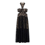 Women's Lace Backless Dress