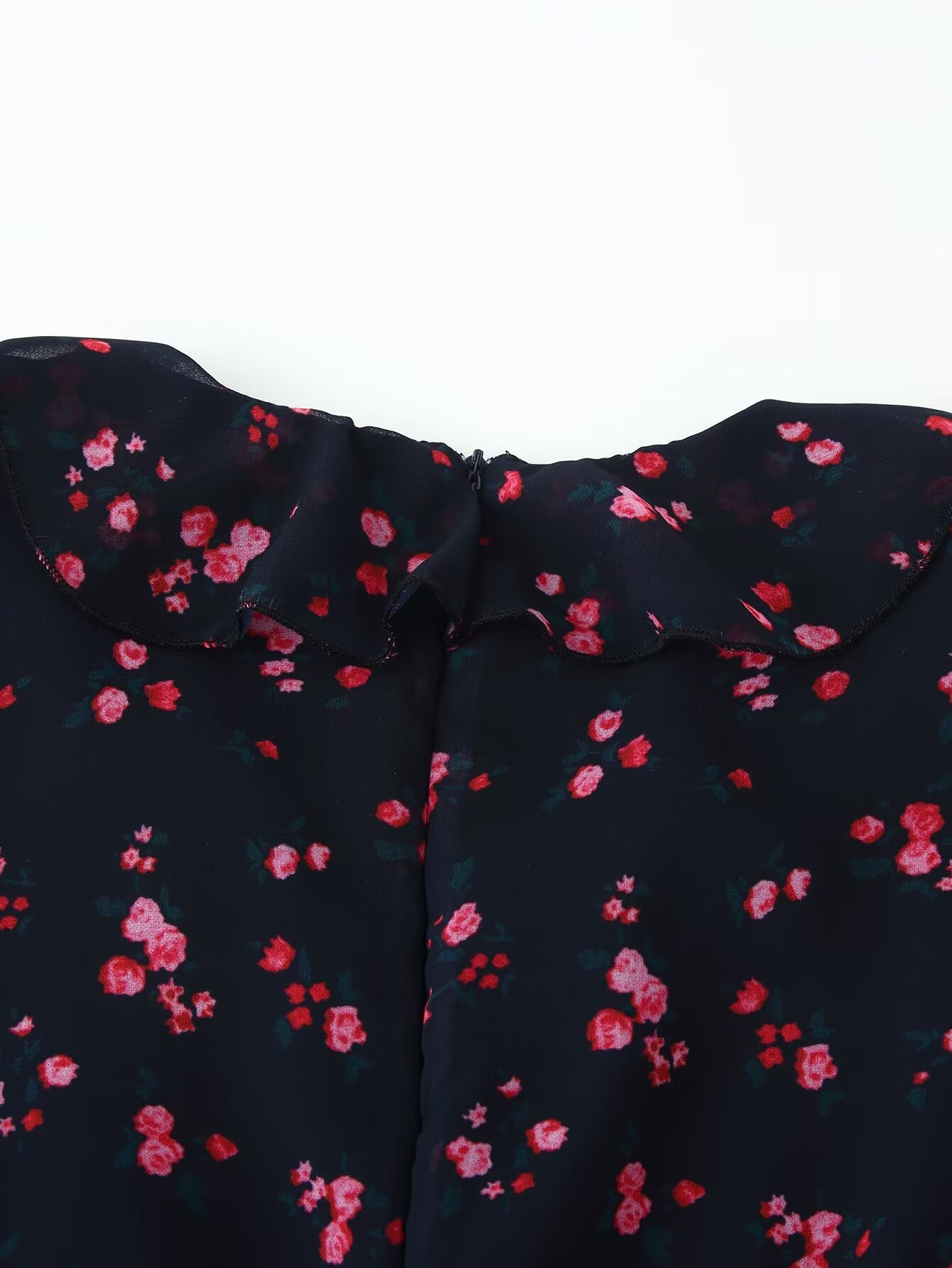 Women's Chiffon Ruffled Dress