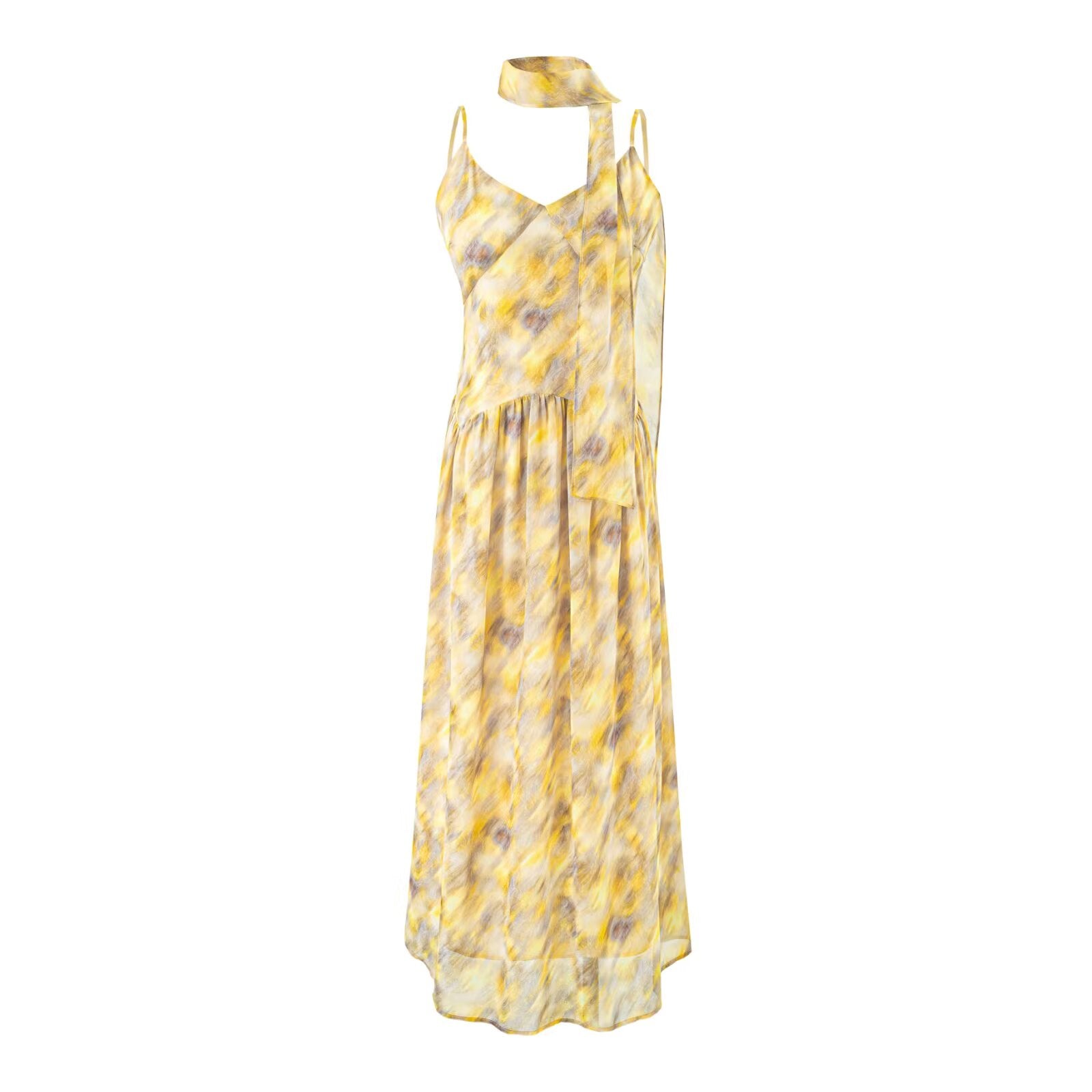 Women's Floral Pleated Dress