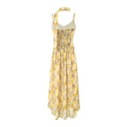 Women's Floral Pleated Dress