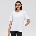 Women Yoga Blouse Summer Thin Loose Short Sleeved T shirt Outdoor Sports Casual Top