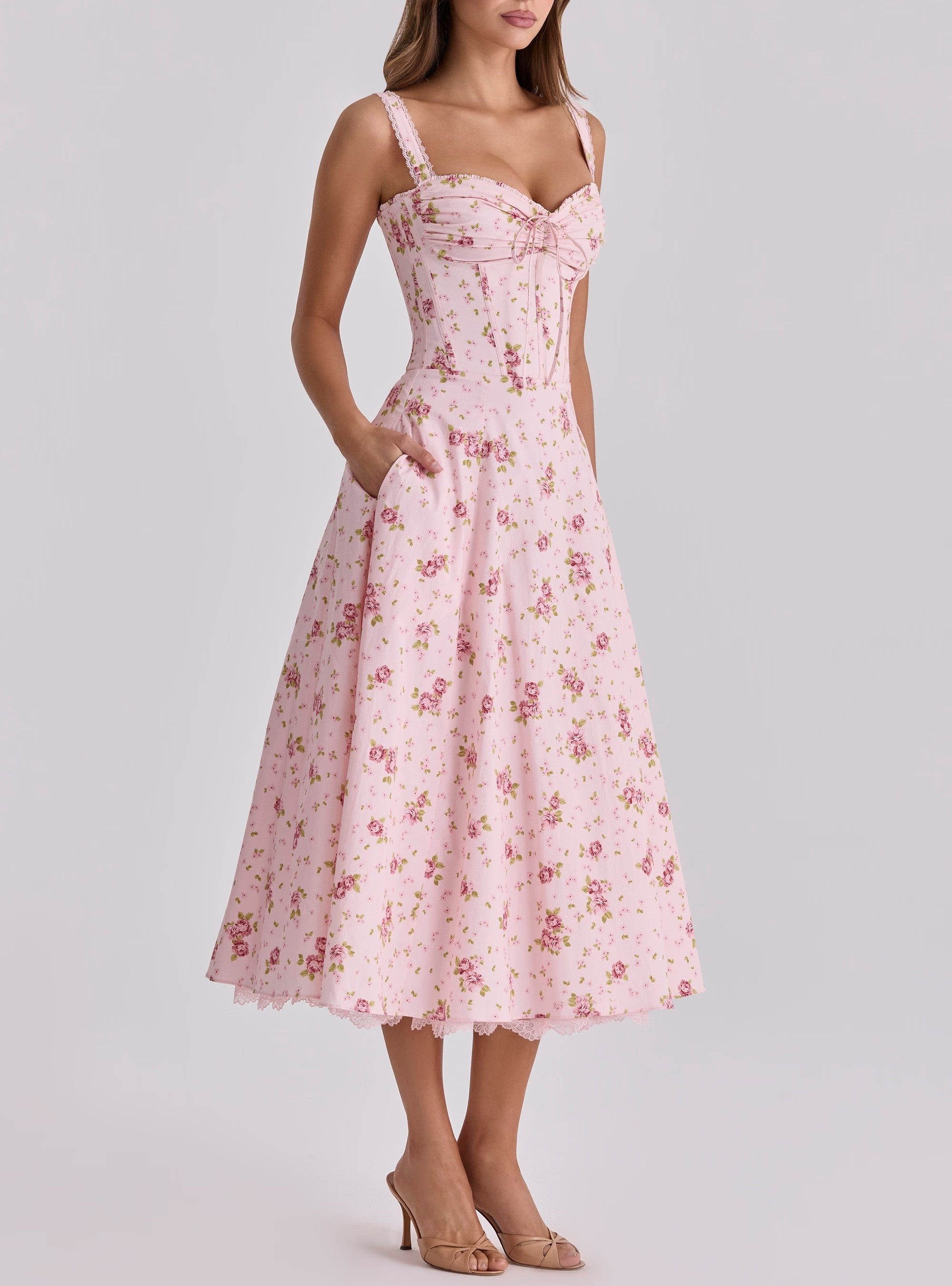 Women's Lace Floral Dress