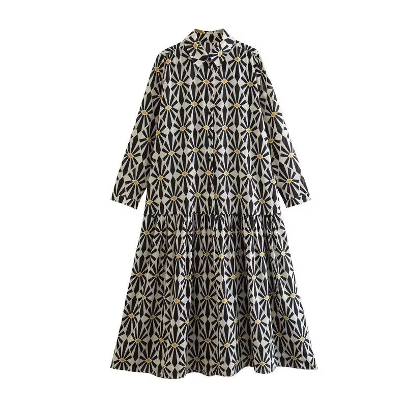 Women's Long Sleeve Summer Dress