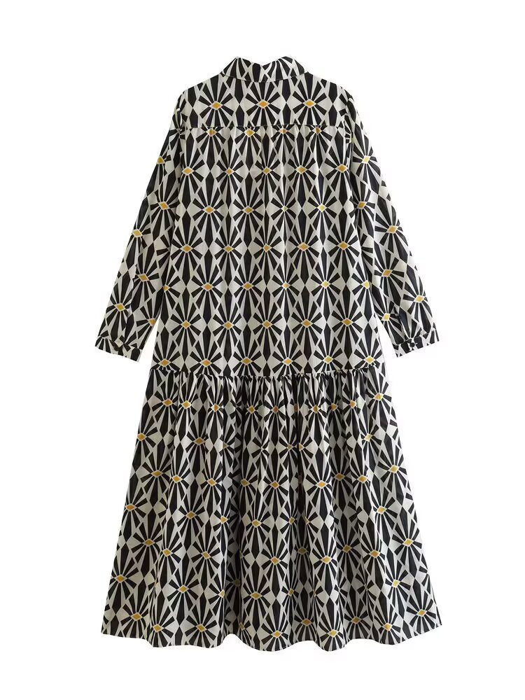 Women's Long Sleeve Summer Dress